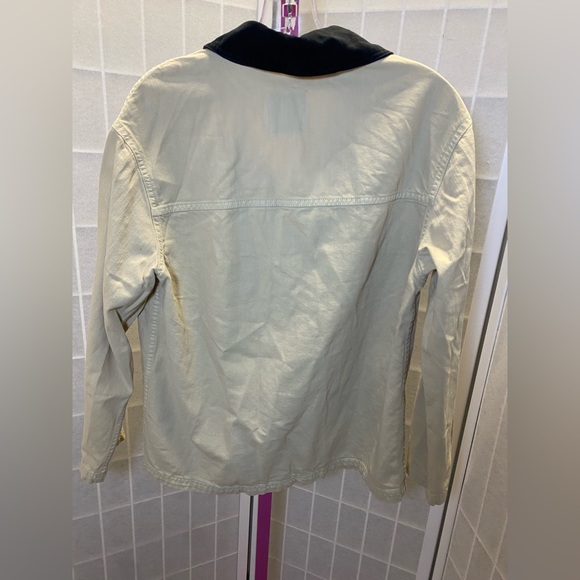 Zara COLLECTION CONTRAST-COLLAR OVERSHIRT - Picture 9 of 11